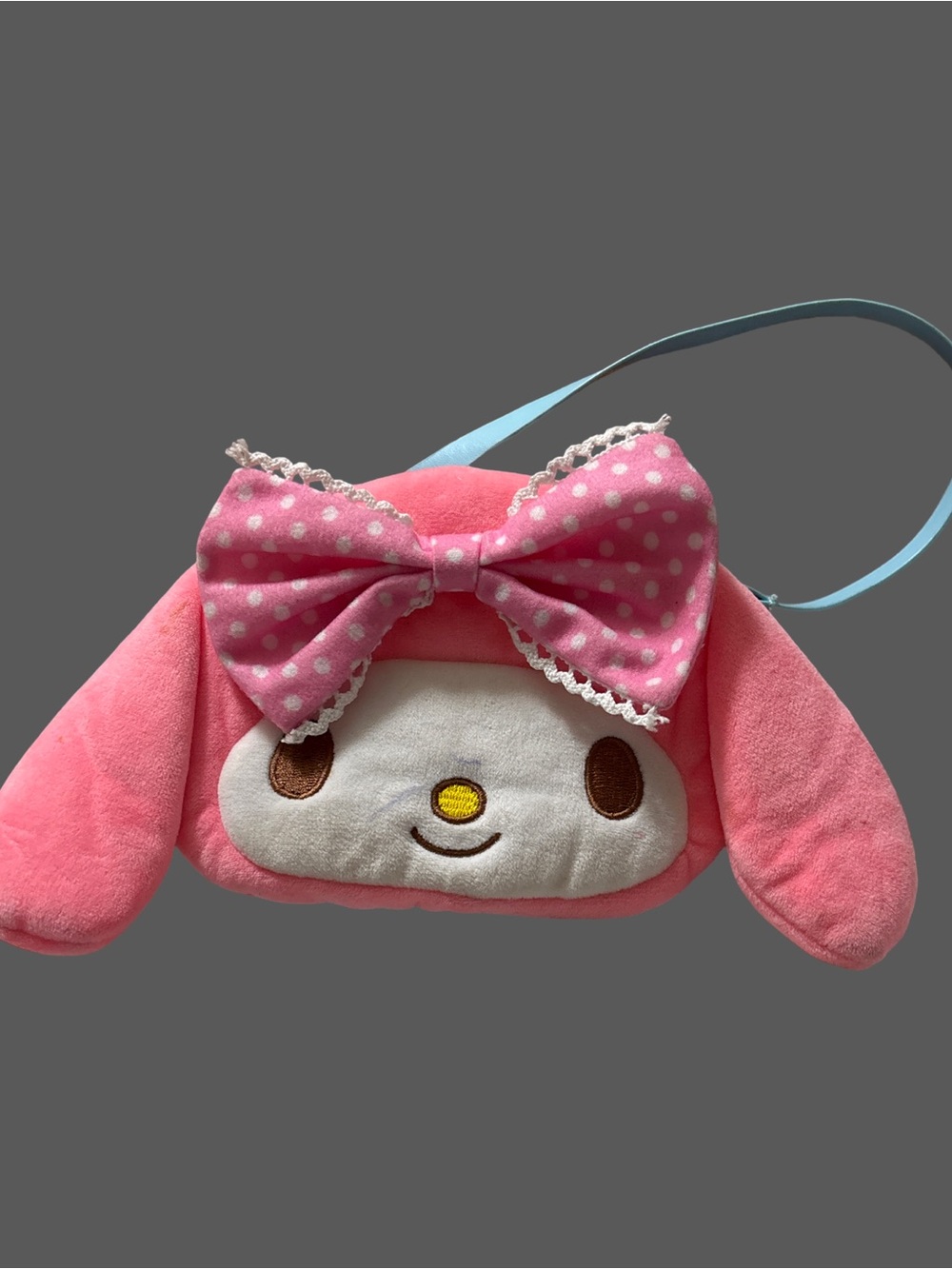 Hello Kitty Style Pink Plush Wristlet  Bag for Kids